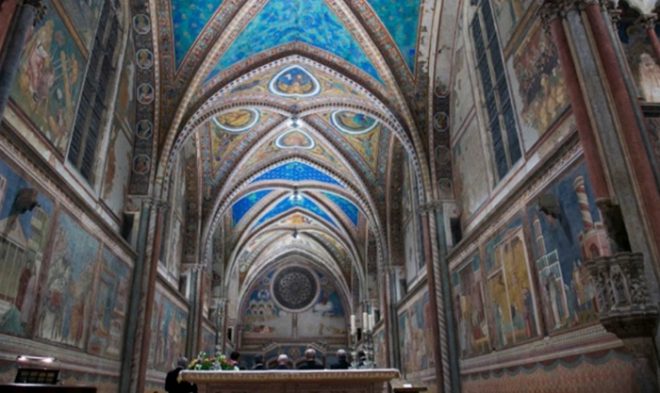 Gli affreschi di Assisi Cimabue Giotto